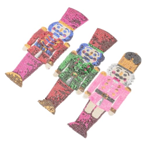 Uonlytech 3 Stück Soldaten-Patch Kleidung multifunktionale Hutaufnäher Weihnachts-Nussknacker-Aufnäher Hutflecken bunt Kleiderflicken kleine Klebestellen Paillettenstickerei Uonlytech 3 Stück Soldaten-Patch Kleidung multifunktionale Hutaufnäher Weihnachts-Nussknacker-Aufnäher Hutflecken bunt Kleiderflicken kleine Klebestellen Paillettenstickerei von Uonlytech