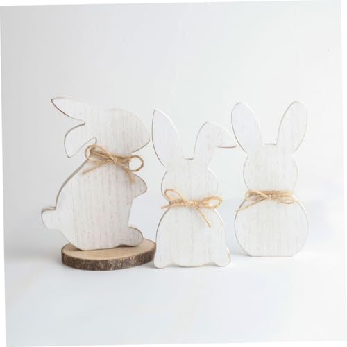 Uonlytech 3 Stück Teiliges DIY Osterhasen Naturbelassenem Holz zum Bemalen und Basteln Dekorative Holzhasen Figuren als Osterdeko und Aufsteller für Zuhause Uonlytech 3 Stück Teiliges DIY Osterhasen Naturbelassenem Holz zum Bemalen und Basteln Dekorative Holzhasen Figuren als Osterdeko und Aufsteller für Zuhause von Uonlytech