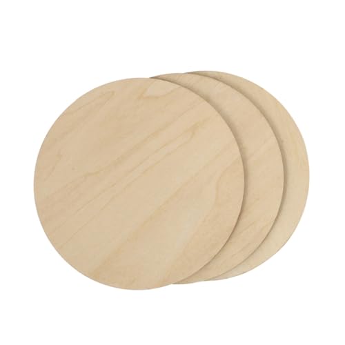 Uonlytech 3 Stück Teiliges Runde Unbehandelte Holzscheiben aus Natürlichem Holz DIY Holzplatten für Bastelarbeiten Bohrloch Geeignet für Türhänger und Wohnaccessoires Vielseitig Einsetzbar Uonlytech 3 Stück Teiliges Runde Unbehandelte Holzscheiben aus Natürlichem Holz DIY Holzplatten für Bastelarbeiten Bohrloch Geeignet für Türhänger und Wohnaccessoires Vielseitig Einsetzbar von Uonlytech