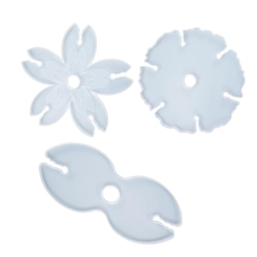 Uonlytech 3 Stück Teiliges Silikonform für Weinregal und Kreative Untersetzer Flexible Transparente Epoxidharz Gießform für DIY Getränkeständer und Dekorative Cup Mats Langlebig und Einfach Uonlytech 3 Stück Teiliges Silikonform für Weinregal und Kreative Untersetzer Flexible Transparente Epoxidharz Gießform für DIY Getränkeständer und Dekorative Cup Mats Langlebig und Einfach von Uonlytech
