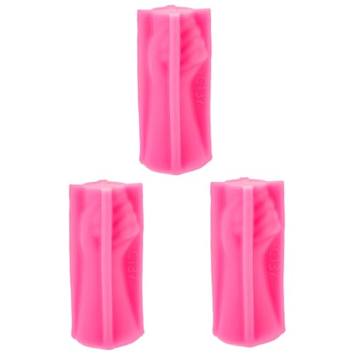 Uonlytech 3 Stück Vase -halter -form Geformt Drinnen Einfach Produkt Pflanzer Schimmel Klein Schminkpinsel Epoxidharz Formen Blumentopf Silikonform Diy Bastelform Vasenform Kieselgel Rosa von Uonlytech