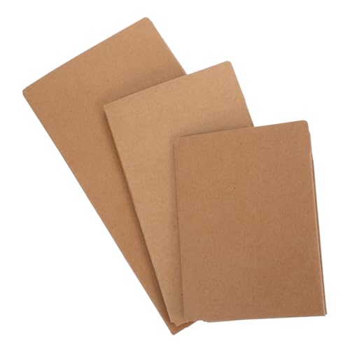 Uonlytech 3 Stück Veranstalter Aktentasche Für Dokumente Nachfüllzubehör Kraft-datei-organizer Aktenordner Aus Papier Kraft-ordner Reißverschlusstasche Kartenhüllenhalter Kraftpapier Khaki von Uonlytech