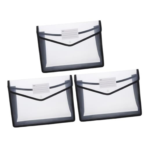 Uonlytech 3 Stück Wasserdichter Dokumentenbeutel Transparente Aktenhüllen für Schule Büro und Praktische Tragetasche für Wichtige Unterlagen und Verträge Uonlytech 3 Stück Wasserdichter Dokumentenbeutel Transparente Aktenhüllen für Schule Büro und Praktische Tragetasche für Wichtige Unterlagen und Verträge von Uonlytech