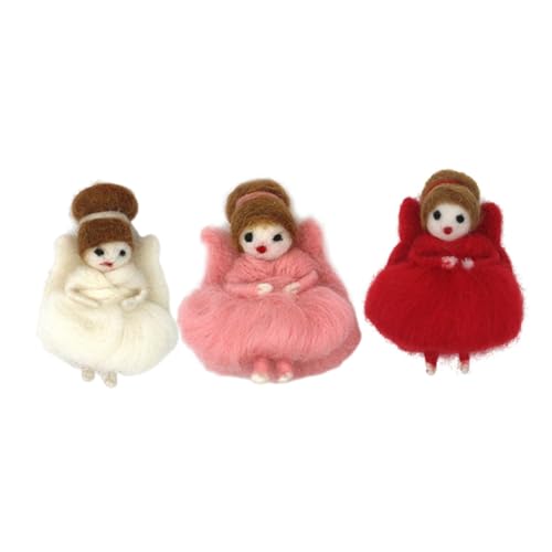 Uonlytech 3 Stücke Handgemachte Nadel Gefilzt Puppe DIY Nadel Filzen Puppe Wolle Filz Mädchen Puppe Ornament Mädchen Puppe Figur DIY Puppe Anhänger Figurine Für DIY Uonlytech 3 Stücke Handgemachte Nadel Gefilzt Puppe DIY Nadel Filzen Puppe Wolle Filz Mädchen Puppe Ornament Mädchen Puppe Figur DIY Puppe Anhänger Figurine Für DIY von Uonlytech