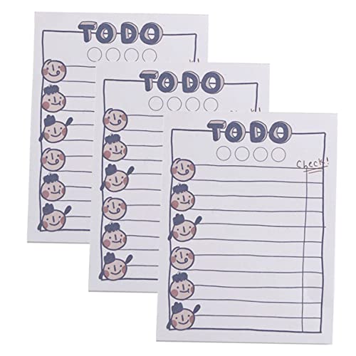 Uonlytech 3 Stücke Kleine Planbücher Tragbare Notizblöcke für Büro Schule und Alltag Kreative Memo Pads mit Cartoon Muster für Studenten und Büroangestellte Uonlytech 3 Stücke Kleine Planbücher Tragbare Notizblöcke für Büro Schule und Alltag Kreative Memo Pads mit Cartoon Muster für Studenten und Büroangestellte von Uonlytech