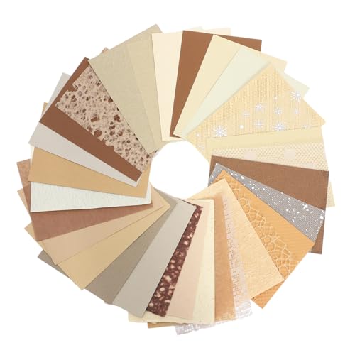 Uonlytech 30 Blatt Collagepapiermaterialpaket Scrapbooking -Papier Sammelalbum Scrapbook -Verzierungen Bastelmaterial selber machen Schrottpapier zum Scrapbooking DIY -Materialpapier von Uonlytech