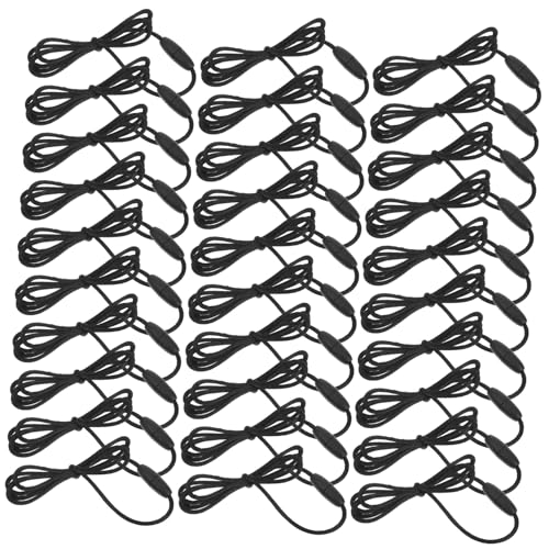Uonlytech 30 Sätze Teiliges Abnehmbare Nylon halskettenbänder mit Schwarzer Schnur und Kunststoff sicherheitsverschluss Vielseitig für Schmuckherstellung Anhänger Armbänder und DIY Uonlytech 30 Sätze Teiliges Abnehmbare Nylon halskettenbänder mit Schwarzer Schnur und Kunststoff sicherheitsverschluss Vielseitig für Schmuckherstellung Anhänger Armbänder und DIY von Uonlytech