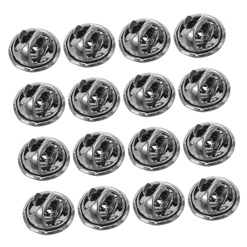 Uonlytech 30 Sätze Teiliges Metallbroschen Schmetterlings Kupplung Anstecknadeln Ersatz Pin Backs DIY Schmuckzubehör Langlebig Modisch Praktisch für Damen Kleidung Zubehör von Uonlytech