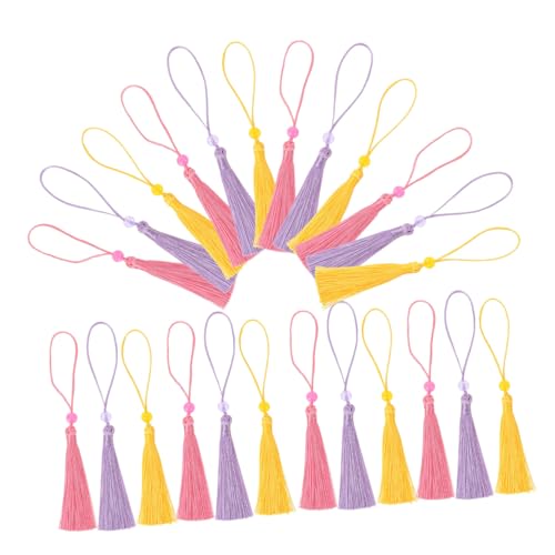Uonlytech 30 Stück Lesezeichen hängende Ohr Lesezeichen Quasten dekorativer Quastenanhänger Zarte Handventilator-Quaste zum Selbermachen Quasten für die Herstellung von Handfächern Polyester Uonlytech 30 Stück Lesezeichen hängende Ohr Lesezeichen Quasten dekorativer Quastenanhänger Zarte Handventilator-Quaste zum Selbermachen Quasten für die Herstellung von Handfächern Polyester von Uonlytech