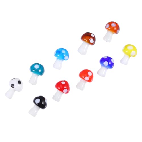 Uonlytech 30 Stück Teiliges Bunte Glas Pilz perlen für DIY Schmuckherstellung Handgefertigte Spacer Beads für Ohrringe Armbänder Halsketten Kreative Bastelperlen für Individuelle Uonlytech 30 Stück Teiliges Bunte Glas Pilz perlen für DIY Schmuckherstellung Handgefertigte Spacer Beads für Ohrringe Armbänder Halsketten Kreative Bastelperlen für Individuelle von Uonlytech