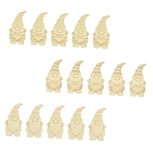 Uonlytech 30 Stück Teiliges Holz Gnome Weihnachtsanhänger Unbemalte Holzscheiben DIY Bastelset zum Bemalen und Dekorieren Naturbelassene Holzstücke für Weihnachtsbaum und Fensterdeko Uonlytech 30 Stück Teiliges Holz Gnome Weihnachtsanhänger Unbemalte Holzscheiben DIY Bastelset zum Bemalen und Dekorieren Naturbelassene Holzstücke für Weihnachtsbaum und Fensterdeko von Uonlytech