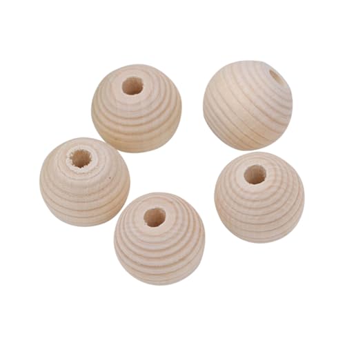 Uonlytech 30 Stück Teiliges Holzperlen mit Gewindemuster Natürliche Schmuckperlen zum Auffädeln für DIY Armbänder und Halsketten Sichere Materialien für Kreative Bastelprojekte Uonlytech 30 Stück Teiliges Holzperlen mit Gewindemuster Natürliche Schmuckperlen zum Auffädeln für DIY Armbänder und Halsketten Sichere Materialien für Kreative Bastelprojekte von Uonlytech
