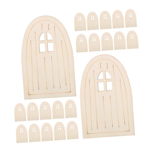 Uonlytech 30 Stück Teiliges Miniatur Holz Feentüren zum Bemalen Naturbelassen DIY Bastelset für Kreative Garten Wohnungsdekoration Charmante Mini holztüren für Feenhäuser und Partys Uonlytech 30 Stück Teiliges Miniatur Holz Feentüren zum Bemalen Naturbelassen DIY Bastelset für Kreative Garten Wohnungsdekoration Charmante Mini holztüren für Feenhäuser und Partys von Uonlytech