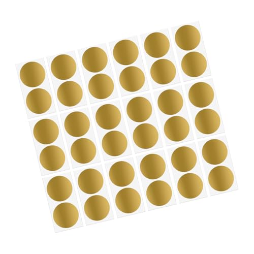 Uonlytech 30 Stück Teiliges Runde Scratch Off Sticker Selbstklebend Goldfarbene Oberfläche DIY Rubbelaufkleber für Spiele Kreative Überraschungsbelohnungen für Schulspiel und Gewinnspiele Uonlytech 30 Stück Teiliges Runde Scratch Off Sticker Selbstklebend Goldfarbene Oberfläche DIY Rubbelaufkleber für Spiele Kreative Überraschungsbelohnungen für Schulspiel und Gewinnspiele von Uonlytech