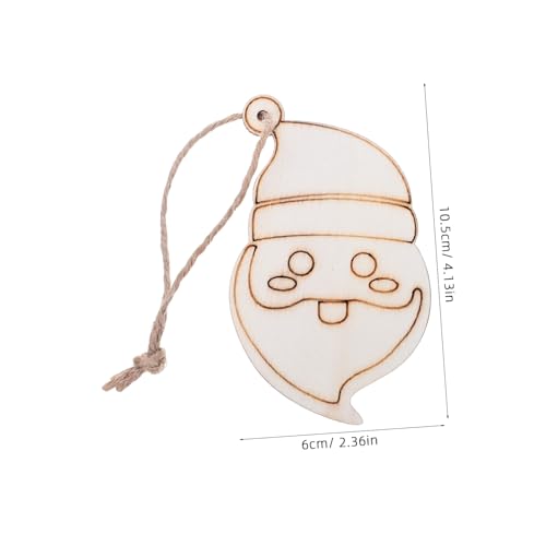 Uonlytech 30 Stück Teiliges Weihnachtsmann Holzanhänger zum Bemalen Vorgelochte Glatte Holzscheiben mit Schnur Leicht Langlebig und Wiederverwendbar für Diy Weihnachtsdeko Bastelprojekte Uonlytech 30 Stück Teiliges Weihnachtsmann Holzanhänger zum Bemalen Vorgelochte Glatte Holzscheiben mit Schnur Leicht Langlebig und Wiederverwendbar für Diy Weihnachtsdeko Bastelprojekte von Uonlytech