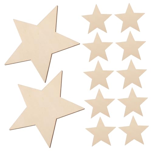 Uonlytech 30 Stück Unlackierte Holzsterne zum Bemalen DIY Basteln Weihnachtsbaum Anhänger Holzverzierungen für Erwachsene Dekoration Kunstprojekte Uonlytech 30 Stück Unlackierte Holzsterne zum Bemalen DIY Basteln Weihnachtsbaum Anhänger Holzverzierungen für Erwachsene Dekoration Kunstprojekte von Uonlytech