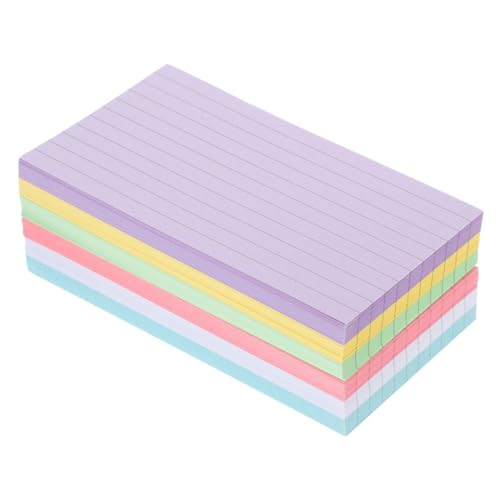 Uonlytech 300 Blatt Farbige Karteikarten Aufgabe Büro Studieren Stichwort Ungefüttert Schule Linierte Karteikarten Schreibtisch Memo Klein Mit Karteikarten Lernen Led Papier Uonlytech 300 Blatt Farbige Karteikarten Aufgabe Büro Studieren Stichwort Ungefüttert Schule Linierte Karteikarten Schreibtisch Memo Klein Mit Karteikarten Lernen Led Papier von Uonlytech