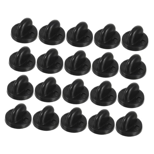 Uonlytech 300 Stück Gummi Pin Backs Schmetterlings-clutch Verschlüsse Sicherer Halt für Anstecknadeln Broschen und Abzeichen Weiche Rubber Caps für Party und Alltag von Uonlytech