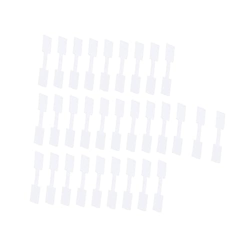 Uonlytech 300 Stück Schmuck Aufkleber Preisetiketten Leere Tags Selbstklebende Etiketten für Ringe Ohrringe Uhren Armbänder Praktische Handbeschriftung Etiketten von Uonlytech