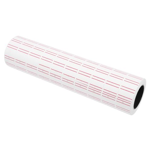 Uonlytech 30Rollen Preisetikettenpapier für Preismaschinen Selbstklebende Etiketten für Büro Langlebige und Hochwertige Aufkleber mit Je von Uonlytech
