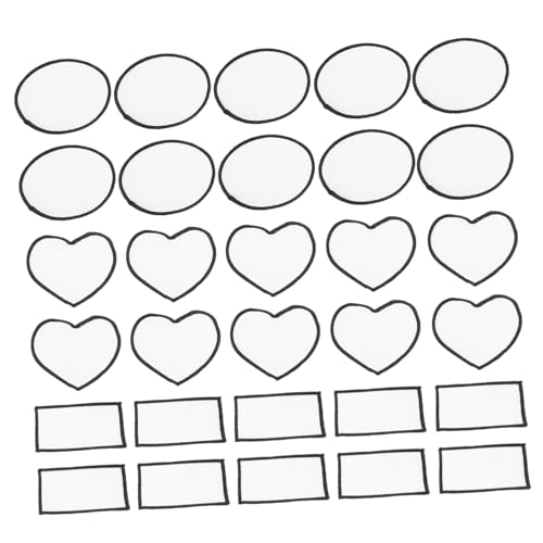 Uonlytech 30Stücke DIY Kleidung Patches Leere Aufnäher für Bastelprojekte Bügelapplikationen für Kleidung Hüte und Schuhe zum Selbstgestalten und Reparieren Hochwertige Uonlytech 30Stücke DIY Kleidung Patches Leere Aufnäher für Bastelprojekte Bügelapplikationen für Kleidung Hüte und Schuhe zum Selbstgestalten und Reparieren Hochwertige von Uonlytech