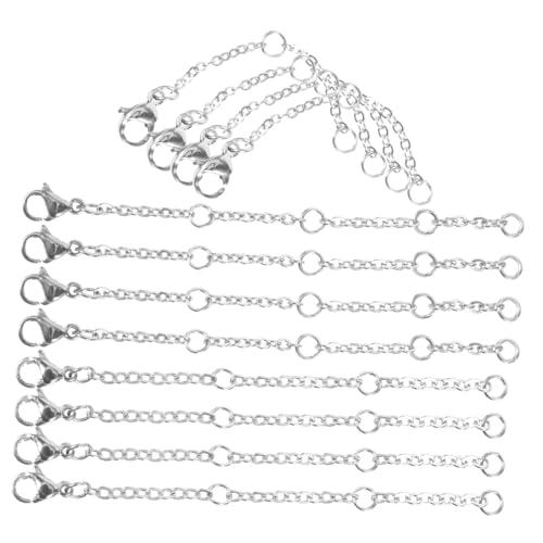 Uonlytech 30 Stück Kettenverlängerung für und Armbänder Robuste Schmuckverlängerung mit Karabiner für Selbstgemacht Schmuckherstellung Uonlytech 30 Stück Kettenverlängerung für und Armbänder Robuste Schmuckverlängerung mit Karabiner für Selbstgemacht Schmuckherstellung von Uonlytech