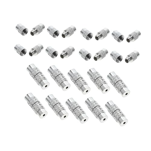 Uonlytech 30Stücke Schraubenverschluss für DIY Schmuckherstellung Kabelendkappen für Armbänder Langlebig und Vielseitig Einsetzbar Uonlytech 30Stücke Schraubenverschluss für DIY Schmuckherstellung Kabelendkappen für Armbänder Langlebig und Vielseitig Einsetzbar von Uonlytech