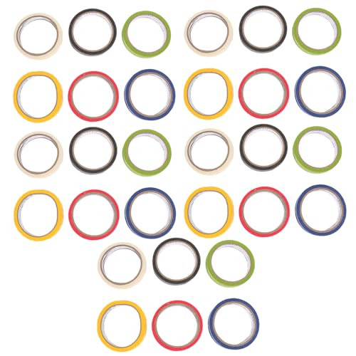 Uonlytech 30Stücke Teiliges Positionierungsband für Mannequins Handreißbares Wiederverwendbares Klebeband Bunten Farben für DIY Modeprojekte und Bastelarbeiten Uonlytech 30Stücke Teiliges Positionierungsband für Mannequins Handreißbares Wiederverwendbares Klebeband Bunten Farben für DIY Modeprojekte und Bastelarbeiten von Uonlytech