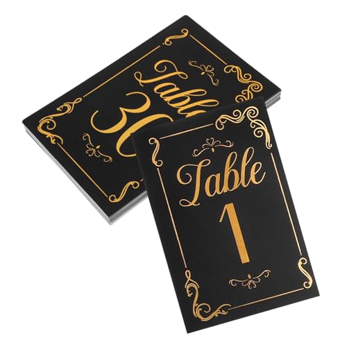 Uonlytech 31 Stück Hochzeitstischetiketten Tischnummern für Hochzeit Sitzkarten für Hochzeit Hochzeitstischnummern Blau Zeichen Tischnummernschilder Tischkarten für Hochzeiten Papier Black Uonlytech 31 Stück Hochzeitstischetiketten Tischnummern für Hochzeit Sitzkarten für Hochzeit Hochzeitstischnummern Blau Zeichen Tischnummernschilder Tischkarten für Hochzeiten Papier Black von Uonlytech