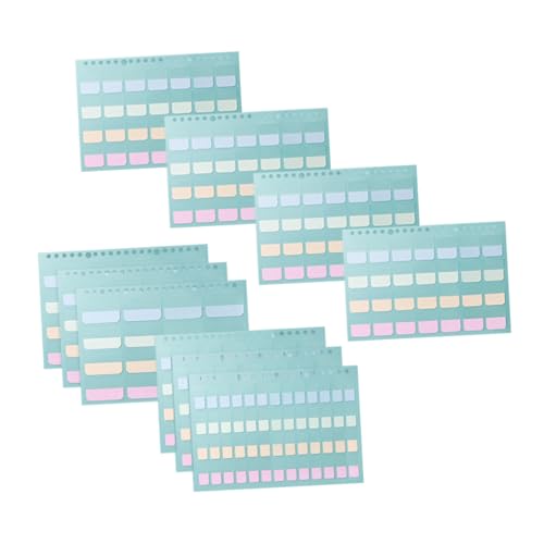 Uonlytech 316 Stück Tag Aufkleber Lesezeichen Aufkleber farbig Etikett Registerkarten Buchseite durchscheinend Klebefahnen lesen Seitenmarkierungen Journal-Tabs doppeltes Offsetpapier Uonlytech 316 Stück Tag Aufkleber Lesezeichen Aufkleber farbig Etikett Registerkarten Buchseite durchscheinend Klebefahnen lesen Seitenmarkierungen Journal-Tabs doppeltes Offsetpapier von Uonlytech