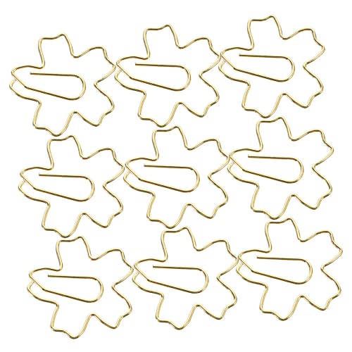 Uonlytech 36 Stück Metallkirschblüten -Lesezeichenclip Kreative Paperclips Zubehör für Büroklammern geformte Clips Metallclip süß gestaltete Clips Aluminiumlegierung Golden Uonlytech 36 Stück Metallkirschblüten -Lesezeichenclip Kreative Paperclips Zubehör für Büroklammern geformte Clips Metallclip süß gestaltete Clips Aluminiumlegierung Golden von Uonlytech