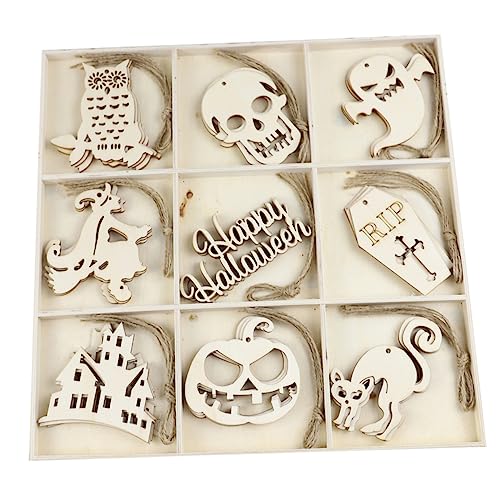 Uonlytech 36 Stück Teiliges Halloween Holz Deko mit Fach Fächerbox Leichte Hölzerne Hängeornamente für Party und Outdoor Dekoration Vielseitige Bastelartikel mit Eule Hexe Geist Kürbis und Uonlytech 36 Stück Teiliges Halloween Holz Deko mit Fach Fächerbox Leichte Hölzerne Hängeornamente für Party und Outdoor Dekoration Vielseitige Bastelartikel mit Eule Hexe Geist Kürbis und von Uonlytech