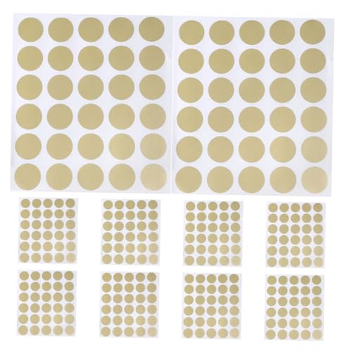 Uonlytech 360 Stück Runde Goldene Scratch Off Aufkleber Selbstklebend für Diy Belohnungskarten Rubbellose für Hochzeiten Babypartys Gewinnspiele und Kreative Projekte Uonlytech 360 Stück Runde Goldene Scratch Off Aufkleber Selbstklebend für Diy Belohnungskarten Rubbellose für Hochzeiten Babypartys Gewinnspiele und Kreative Projekte von Uonlytech