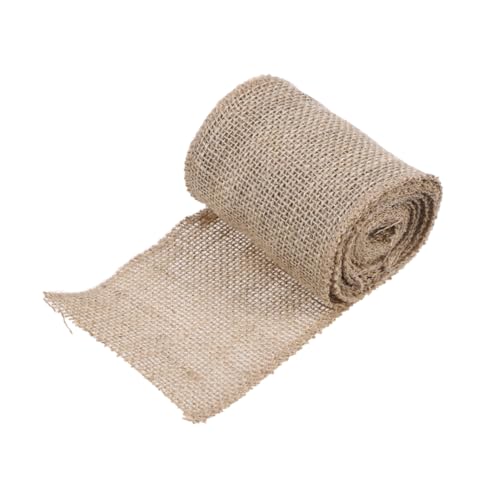 Uonlytech 3M Jute Bastelband Braunes DIY Geschenkband für Kreative Handarbeiten Hochzeitsdekoration und Home Decor Hochwertigem Jute von Uonlytech