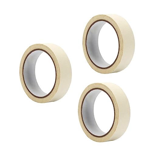 Uonlytech 3Rollen Farbklebeband Klebeband Für Präzises Maskieren Und Dekorieren Klebriges Strukturiertes Papier Rückstandsfrei Entfernbar Für Malerarbeiten von Uonlytech