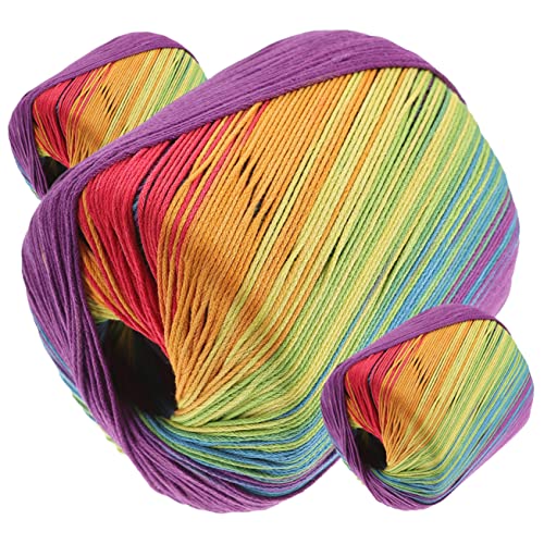 Uonlytech 3Rollen Hochfaden Baumwollgarn für DIY Strickgarne zum Häkeln und Basteln für Pullover Schals Hüte und Projekte Farben Erhältlich Uonlytech 3Rollen Hochfaden Baumwollgarn für DIY Strickgarne zum Häkeln und Basteln für Pullover Schals Hüte und Projekte Farben Erhältlich von Uonlytech