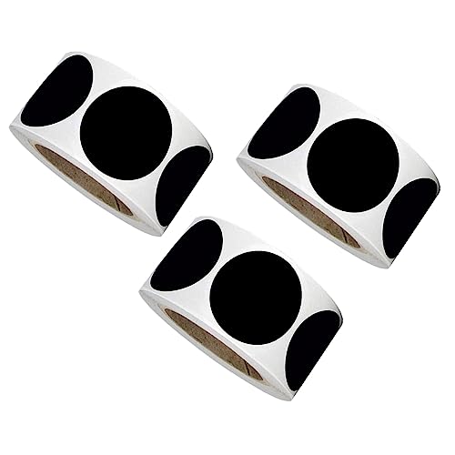 Uonlytech 3Rollen Runde Wasserdichte Tafel Aufkleber pro Selbstklebend für Gewürzflaschen und Dosen Dekorativ und Praktisch für Küche von Uonlytech