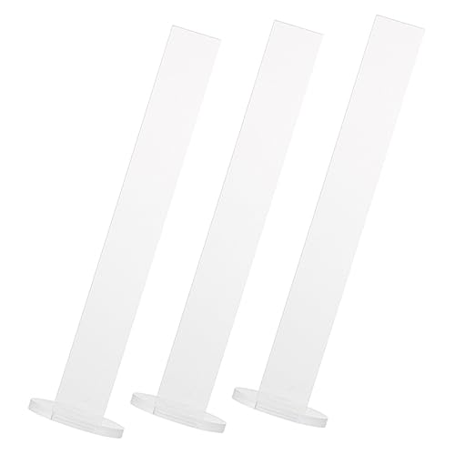 Uonlytech 3Sätze Acryl Washi Tape Organizer Transparenter Klebebandständer Vertikaler Halter für Kassetten Dekorative Aufbewahrung für Klebebänder Doppelseitige Klebebänder von Uonlytech