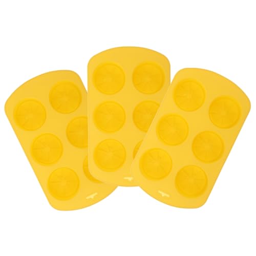 Uonlytech 3Stücke Silikon Zitronenscheiben Kerzenform DIY Duftkerzen Silikonform Wiederverwendbar und Flexibel für Seifenherstellung und Handwerk Leicht zu Reinigen und Langlebig Uonlytech 3Stücke Silikon Zitronenscheiben Kerzenform DIY Duftkerzen Silikonform Wiederverwendbar und Flexibel für Seifenherstellung und Handwerk Leicht zu Reinigen und Langlebig von Uonlytech