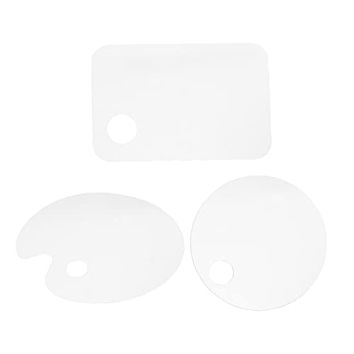 Uonlytech 3Stücke Teiliges Acryl Pigment Transparentes Mischtablett für Ölgemälde und Praktisch für DIY Kunstprojekte und Malerei Uonlytech 3Stücke Teiliges Acryl Pigment Transparentes Mischtablett für Ölgemälde und Praktisch für DIY Kunstprojekte und Malerei von Uonlytech