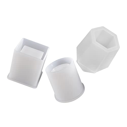 Uonlytech 3Stücke Teiliges Silikon Stiftbürstenhalter Flexible Gießform für DIY Epoxidharz Langlebig und Wiederverwendbar für Bastelprojekte und für Besondere von Uonlytech