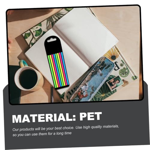 Uonlytech 4 Boxen Fluoreszierende Lesestreifen Pet Haftnotizen Streifen Transparent Bunte Lesehilfen für Notizbücher Schulbedarf Bürobedarf zur Konzentrationsförderung bei Uonlytech 4 Boxen Fluoreszierende Lesestreifen Pet Haftnotizen Streifen Transparent Bunte Lesehilfen für Notizbücher Schulbedarf Bürobedarf zur Konzentrationsförderung bei von Uonlytech