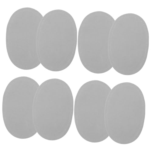 Uonlytech 4 Paare Knieschützer Und Ellbogenschützer Flicken Für Kleidung Reparatur Kleidungsflicken Stickereiflecken Flicken Für Bekleidung Flicken Nähen Flicken Für Jacken Patch Leder Grau von Uonlytech
