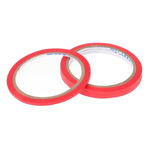 Uonlytech 4 Rollen Abdeckband beschriften Klebeband dünn Streifen weißes Kleiderband Kunstpapierband für Studenten Kleidungsortungsband Abdeckband für Bastelarbeiten rot Uonlytech 4 Rollen Abdeckband beschriften Klebeband dünn Streifen weißes Kleiderband Kunstpapierband für Studenten Kleidungsortungsband Abdeckband für Bastelarbeiten rot von Uonlytech