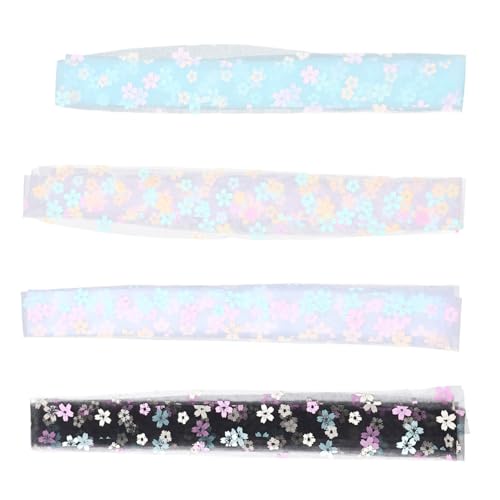 Uonlytech 4 Rollen Bastel Tüllband mit Blumenmuster Zuschneidbares Geschenkband für DIY für Party Dekoration und Geschenkverpackung Breit Farben Rosé Uonlytech 4 Rollen Bastel Tüllband mit Blumenmuster Zuschneidbares Geschenkband für DIY für Party Dekoration und Geschenkverpackung Breit Farben Rosé von Uonlytech