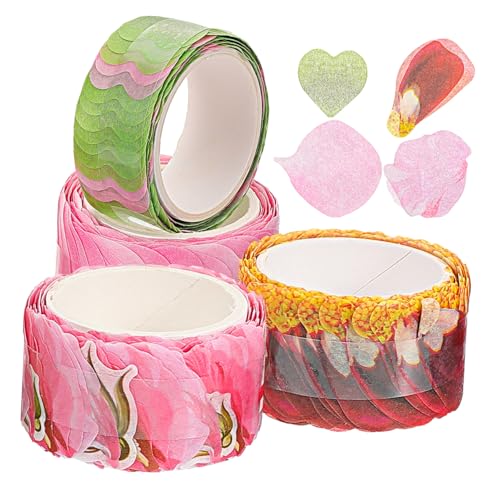 Uonlytech 4 Rollen Blütenform Klebeband Dekoratives Papierband für DIY Projekte Scrapbook und Journaling Leicht Abreißbar kein Kleberückstand zum Verzieren von Notizbüchern und Geschenken Uonlytech 4 Rollen Blütenform Klebeband Dekoratives Papierband für DIY Projekte Scrapbook und Journaling Leicht Abreißbar kein Kleberückstand zum Verzieren von Notizbüchern und Geschenken von Uonlytech