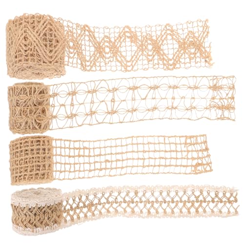 Uonlytech 4 Rollen DIY Geschenkband Dekorative Verpackungsbänder für Festivals Vielseitige Bastelmaterialien für Projekte für und Feiern Uonlytech 4 Rollen DIY Geschenkband Dekorative Verpackungsbänder für Festivals Vielseitige Bastelmaterialien für Projekte für und Feiern von Uonlytech