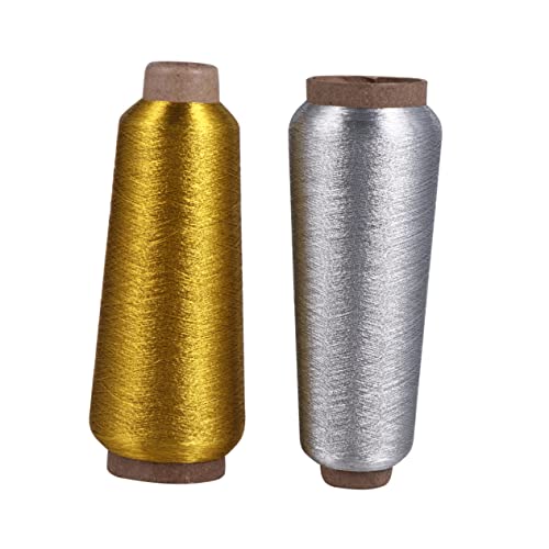 Uonlytech 4 Rollen Diy Metallic Kreuzstich Garn Gold Silber Hochwertiges Stickgarn für Computerstickerei Bastelprojekte und Dekorationen Langlebig und Vielseitig Einsetzbar Uonlytech 4 Rollen Diy Metallic Kreuzstich Garn Gold Silber Hochwertiges Stickgarn für Computerstickerei Bastelprojekte und Dekorationen Langlebig und Vielseitig Einsetzbar von Uonlytech