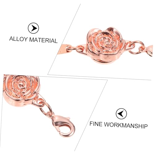 Uonlytech 4 STÜCKE Teiliges Schmuck Roségold Vielseitiger Ketten Armbandverlängerer mit Einzigartigem Design Einfach zu Montierender Schmuckverbinder für Halsketten Armbänder und DIY Uonlytech 4 STÜCKE Teiliges Schmuck Roségold Vielseitiger Ketten Armbandverlängerer mit Einzigartigem Design Einfach zu Montierender Schmuckverbinder für Halsketten Armbänder und DIY von Uonlytech