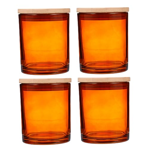 Uonlytech 4 Sätze Aromatherapie Kerzendosen Teiliges Glasbehälter mit Bambusdeckel für Diy Duftkerzenherstellung für Schlafzimmer Wohnzimmer Büro und Mehr Hochwertiges Material Langlebig und Uonlytech 4 Sätze Aromatherapie Kerzendosen Teiliges Glasbehälter mit Bambusdeckel für Diy Duftkerzenherstellung für Schlafzimmer Wohnzimmer Büro und Mehr Hochwertiges Material Langlebig und von Uonlytech